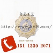 鉆石徽章、鑲鉆徽章、公司標志徽章、高檔襟章