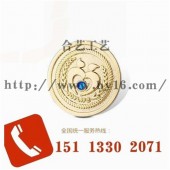 鑲鉆徽章、磨砂電鍍徽章、圓形徽章、銅質襟章