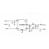OC5860替代MP2459，0.5A 60V 1MHz 降壓型轉換器